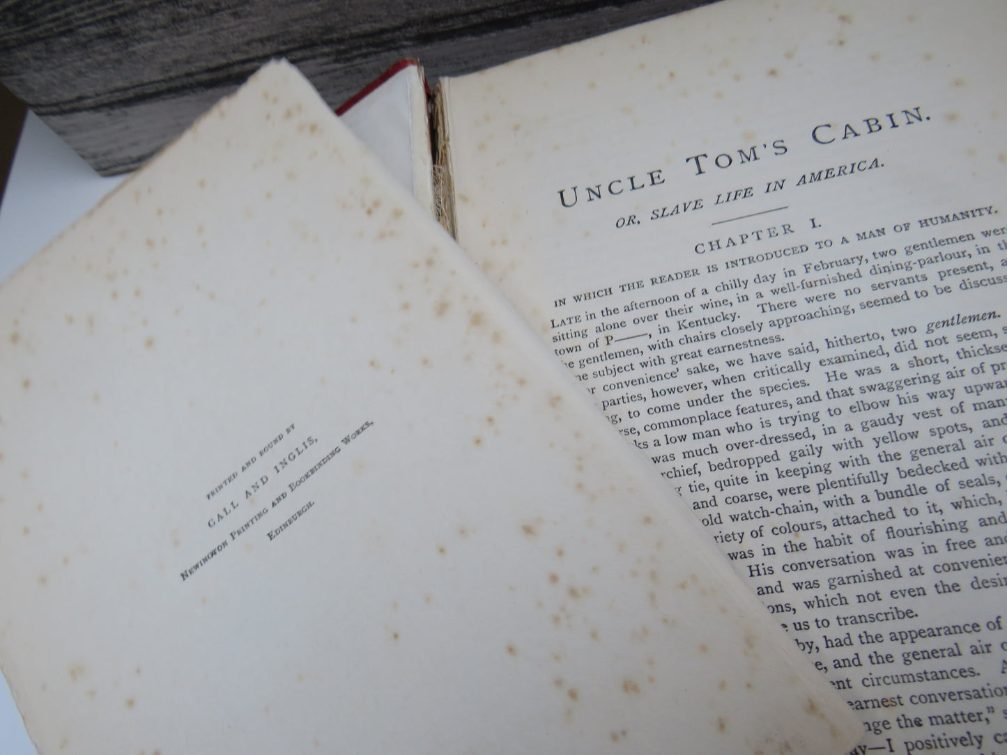 Uncle Tom's Cabin Or Slave Life In America By Mrs. H. Beecher Stowe