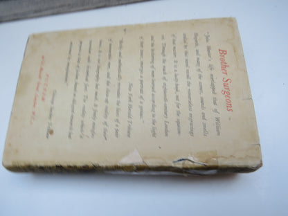 Brother Surgeons A Novel By Garet Rogers 1957