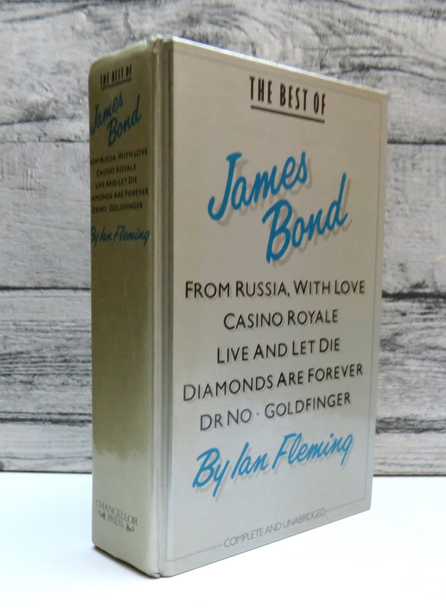 The Best of James Bond By Ian Fleming 1985 From Russia With Love, Casino Royale, Live and Let Die, Diamonds Are Forever, Dr No, Goldfinger