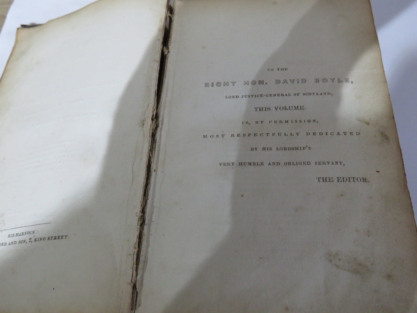 Antique Book of 'the ayrshire wreath mdcccxlv a collection of original pieces in prose and verse 1844'