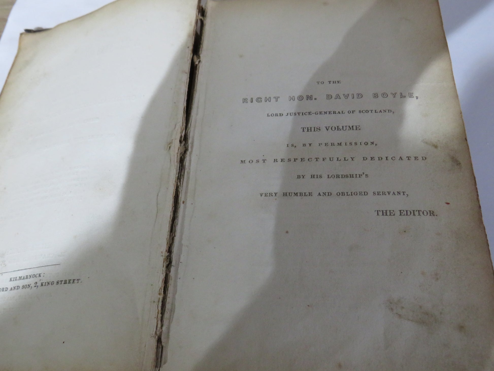 Antique Book of 'the ayrshire wreath mdcccxlv a collection of original pieces in prose and verse 1844'