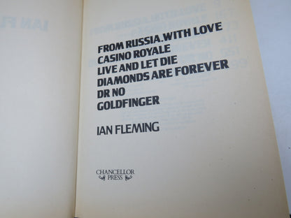 The Best of James Bond By Ian Fleming 1985 From Russia With Love, Casino Royale, Live and Let Die, Diamonds Are Forever, Dr No, Goldfinger
