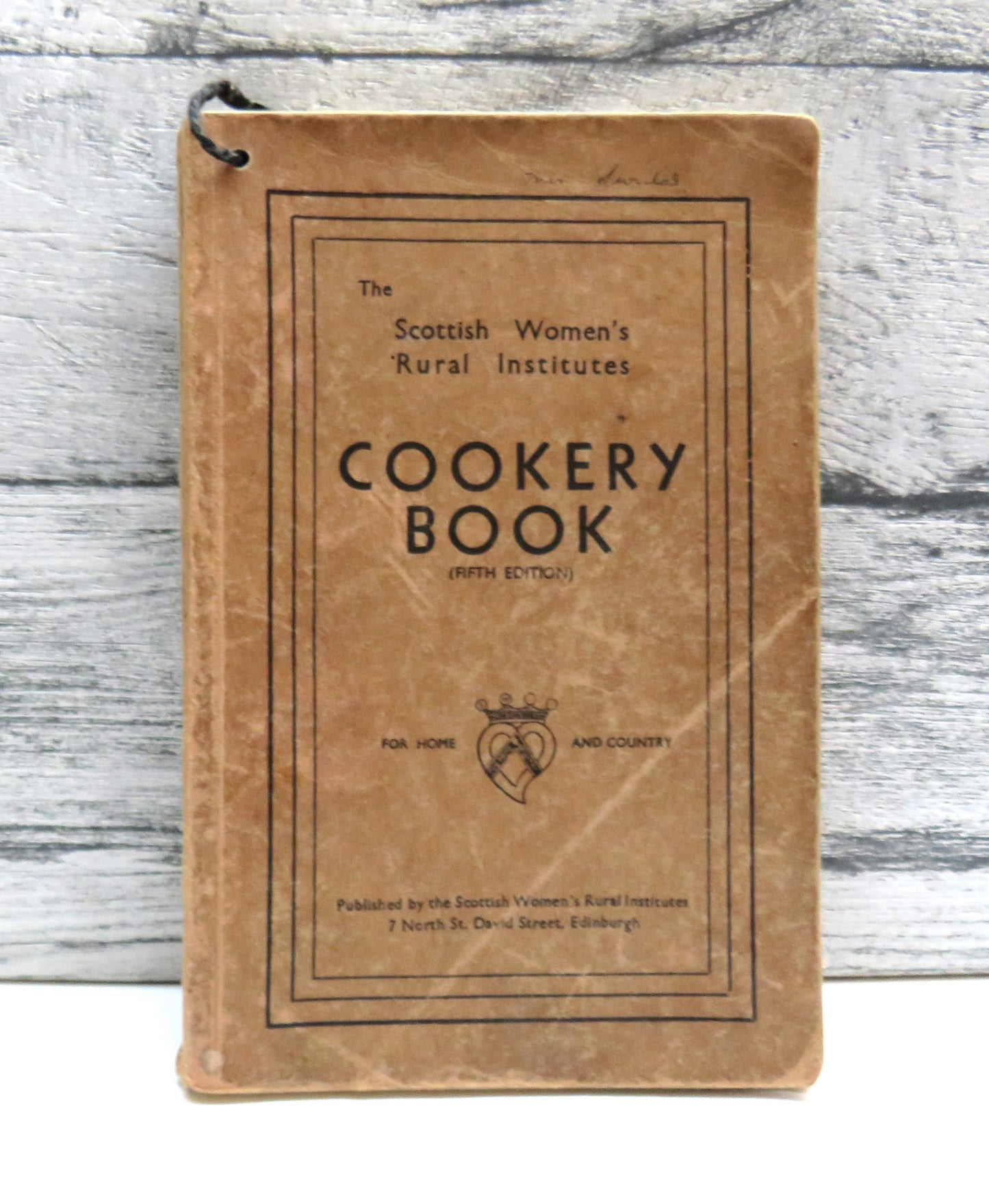 The Scottish Women's Rural Institutes Cookery Book 1938