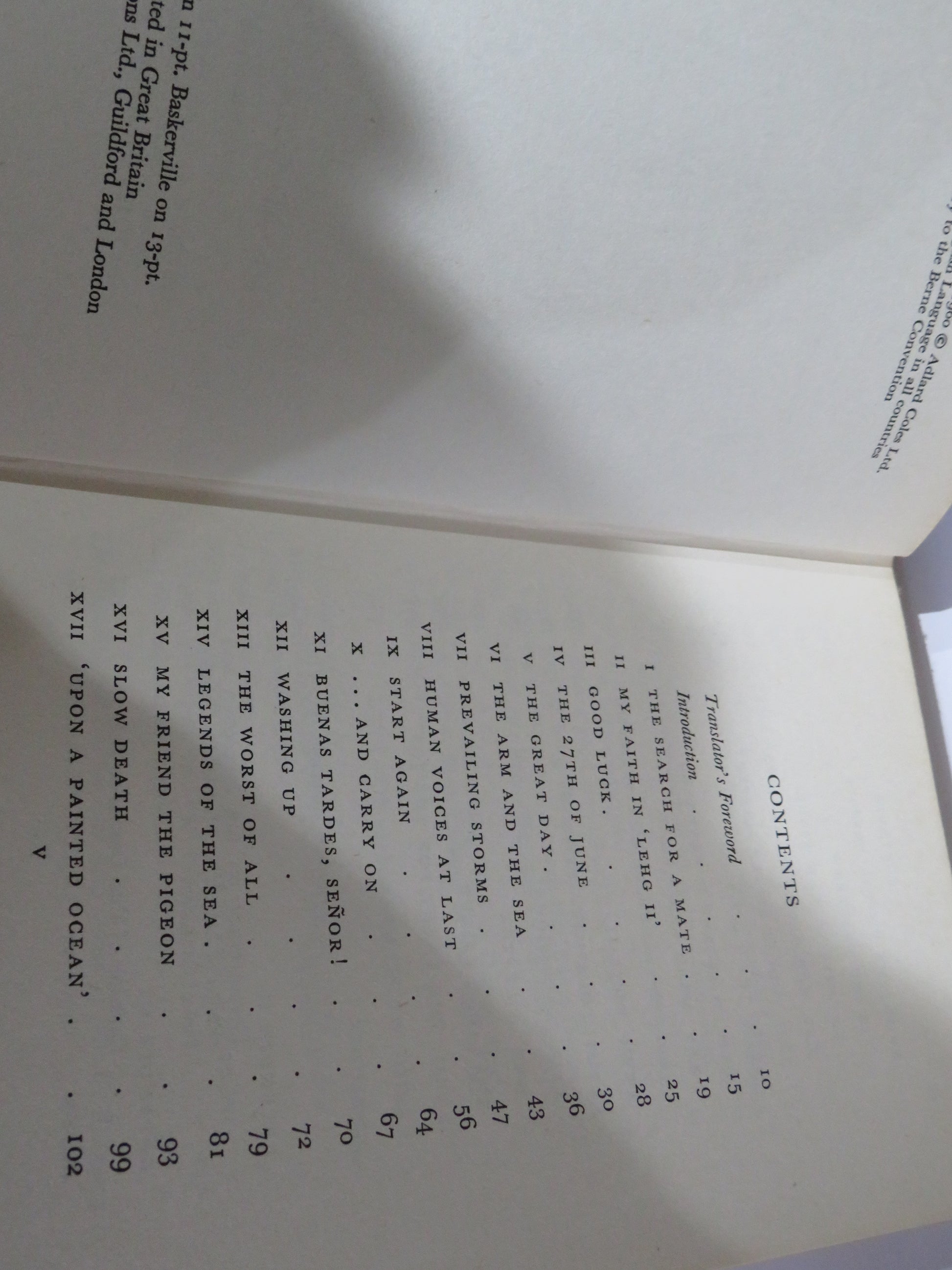 Vintage Book of 'alone through the roaring forties by vito dumas translated by captain raymond johnes 1960'