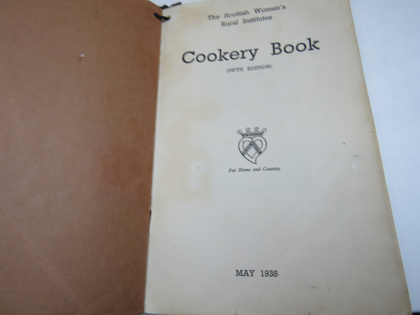 The Scottish Women's Rural Institutes Cookery Book 1938