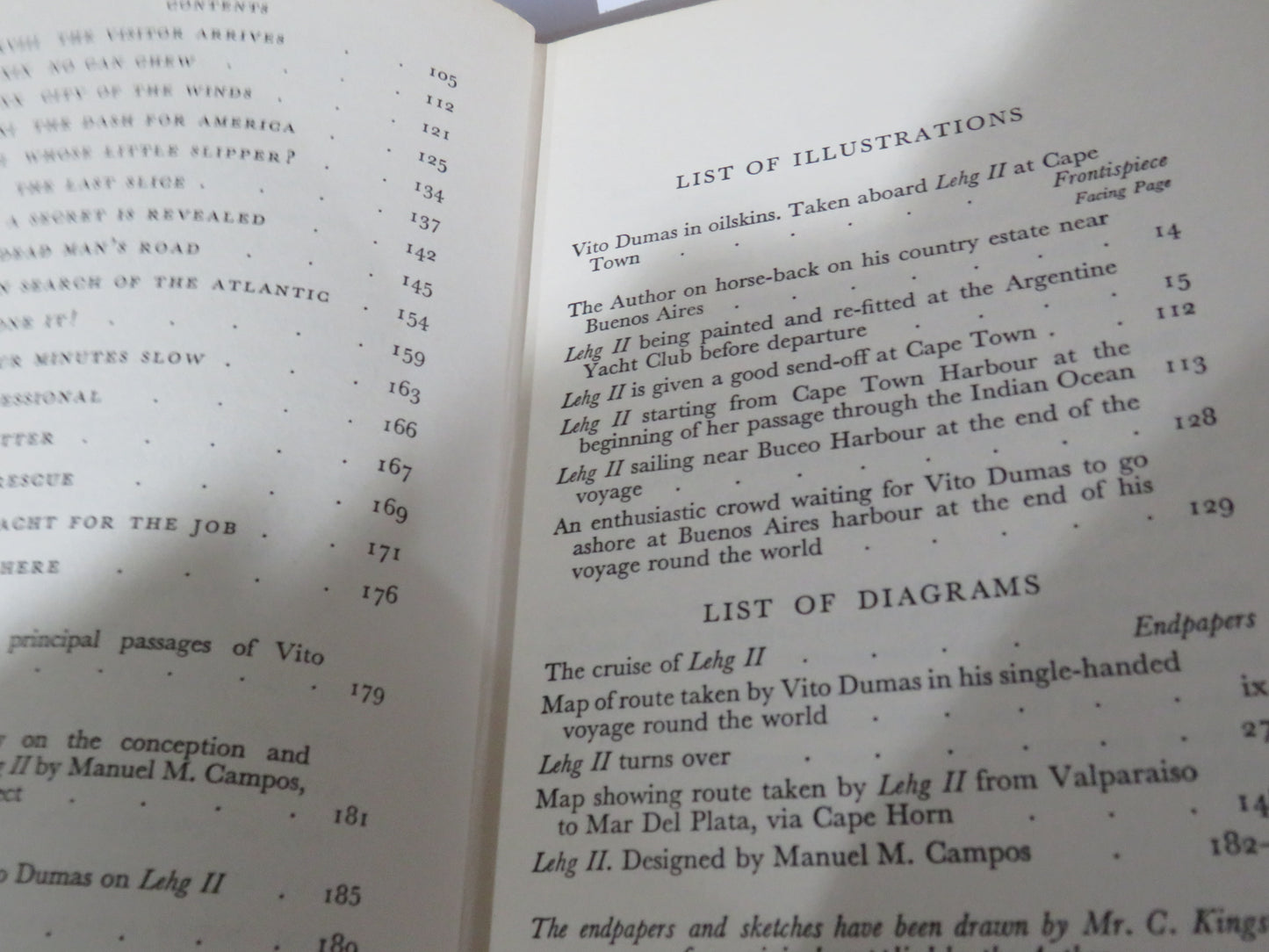 Vintage Book of 'alone through the roaring forties by vito dumas translated by captain raymond johnes 1960'