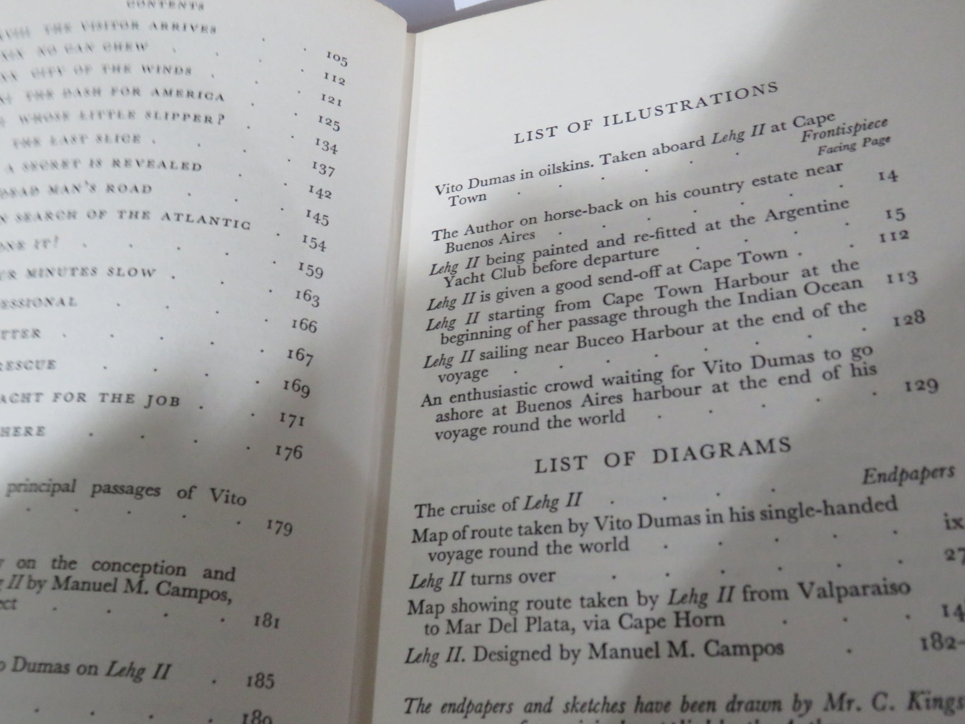 Vintage Book of 'alone through the roaring forties by vito dumas translated by captain raymond johnes 1960'