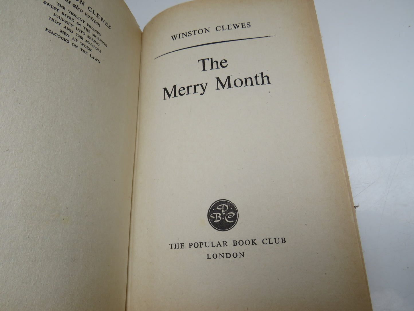 The Merry Month By Winston Clewes 1955
