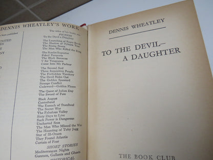 To The Devil A Daughter By Dennis Wheatley book image 3
