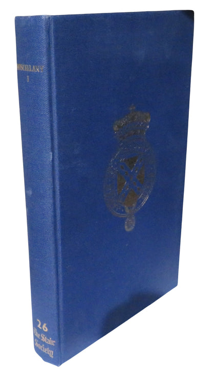 Miscellany One By Various Authors The Stair Society 1971 book front cover