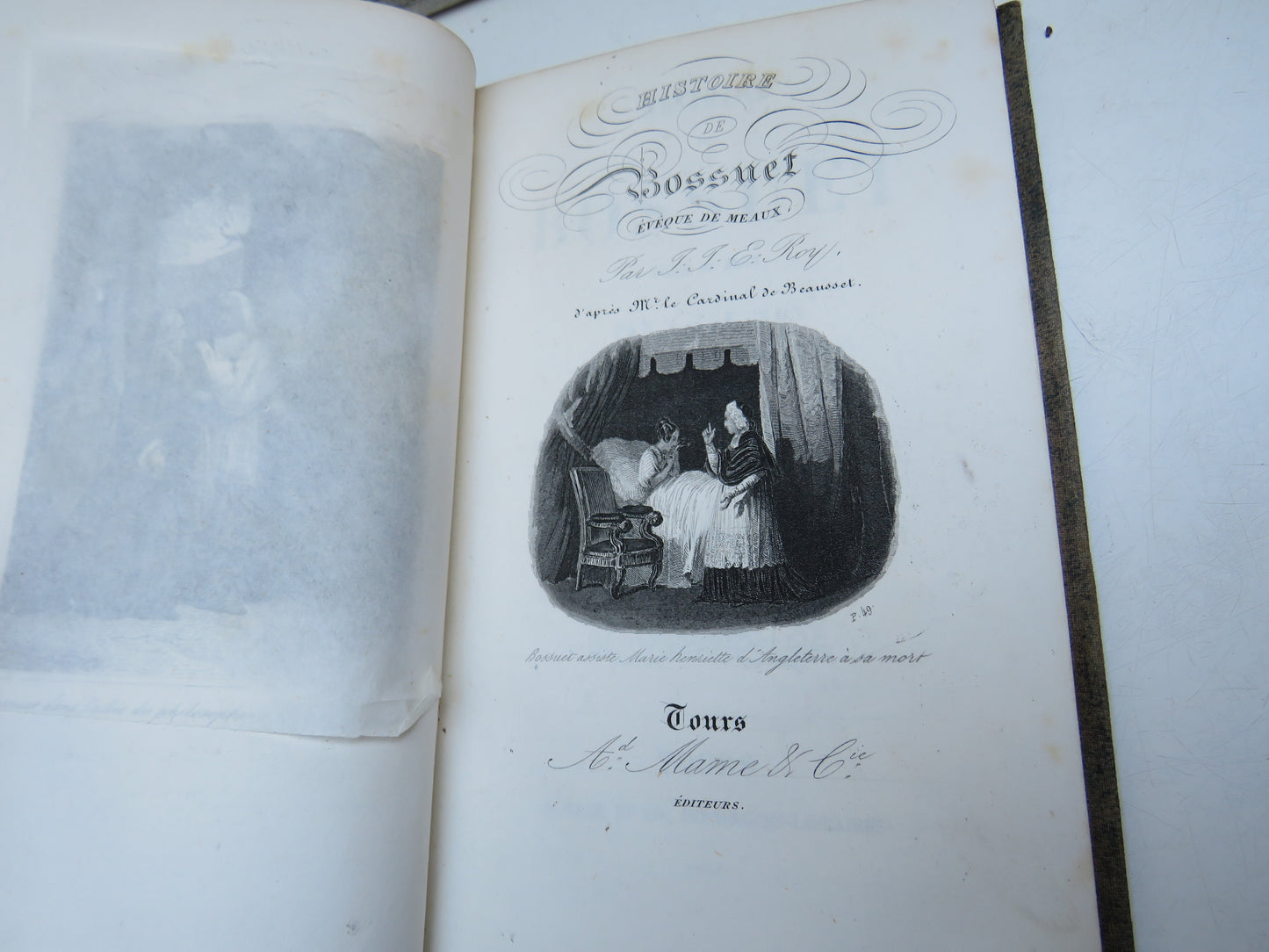 Histoire De Bossuet Eveque De Meaux By J.-J.-E. Roy 1854 Antique French Book
