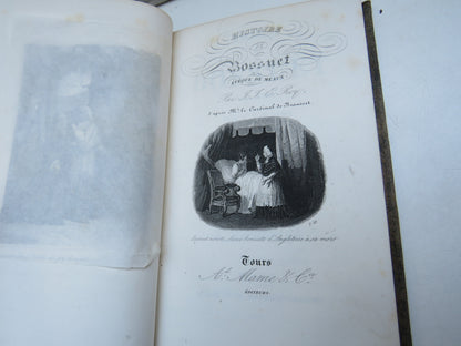 Histoire De Bossuet Eveque De Meaux By J.-J.-E. Roy 1854 Antique French Book