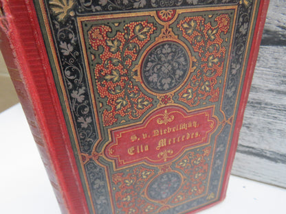Ella Mercedes By Sophie Von Niebelschutz Antique 19thC German Book