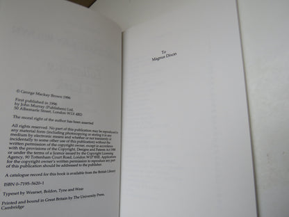 George Mackay Brown Following A Lark Poems 1996 book image 4