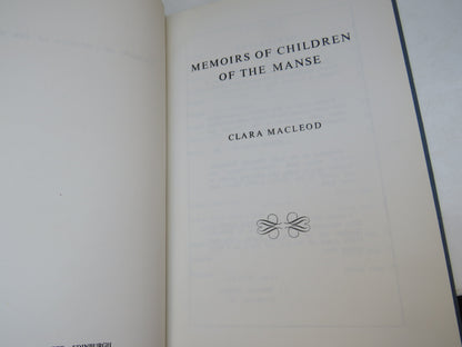 Memoirs of Children of The Manse By Clara Macleod book image 3