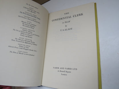The Confidential Clerk By T.S. Eliot 1954 book image 4