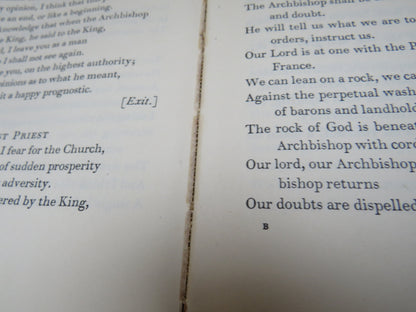 Murder In The Cathedral by T.S. Eliot 1953 book image 4