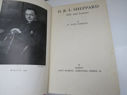 H.R.L. Sheppard Life and Letters By R. Ellis Roberts 1942 book image 5