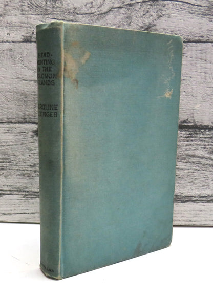 Headhunting In The Solomon Islands by Caroline Mytinger (Vintage Travel Book, 1943) book front cover