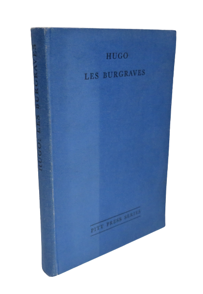 Victor Hugo Les Burgraves Edited By H.W. Eve 1930 book front cover