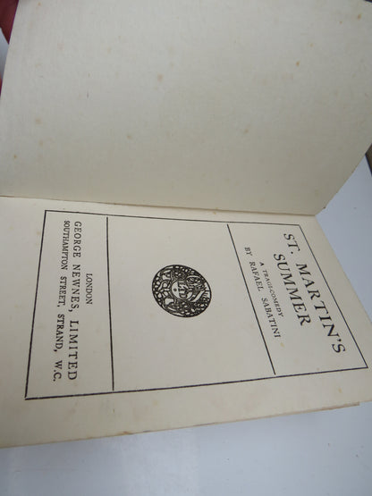 St. Martin's Summer A tragi-Comedy By Rafael Sabatini book image 4