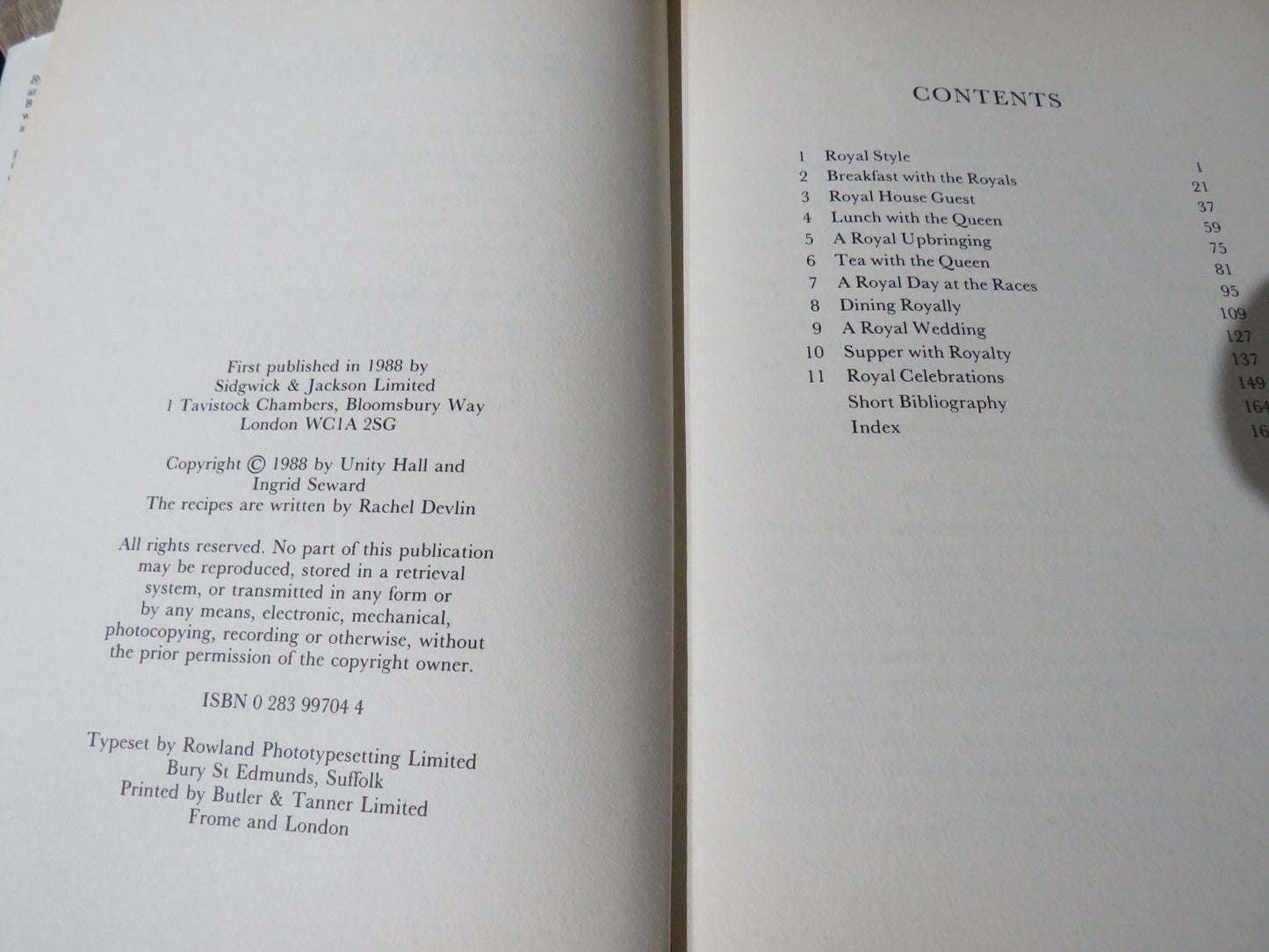 By Royal Invitation At Home With The Royal Family Unity Hall and Ingrid Seward 1988