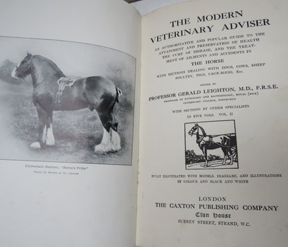 The Modern Veterinary Adviser The Horse Edited By Professor Gerald Leighton Vol II book image 3