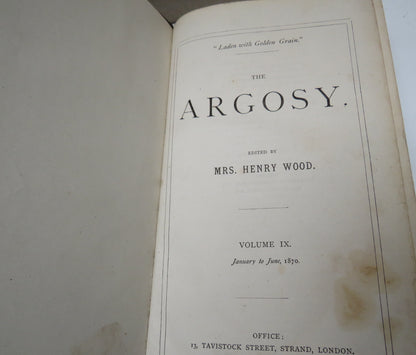 The Argosy Edited By Mrs Henry Wood Volume IX 1870 book image 4