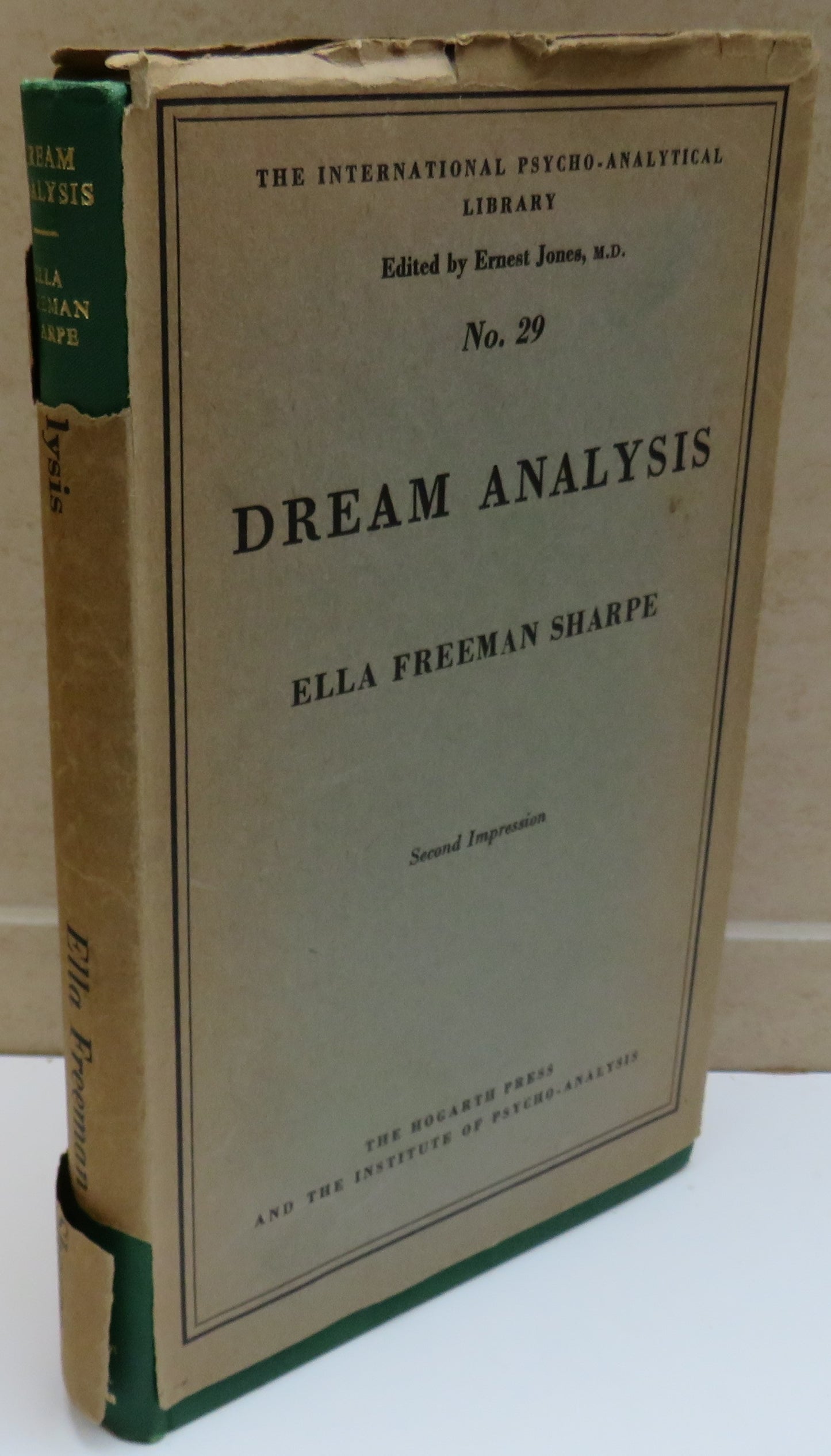 Dream Analysis A Practical Handbook For Psycho-Analysts By Ella Freeman Sharpe 1949