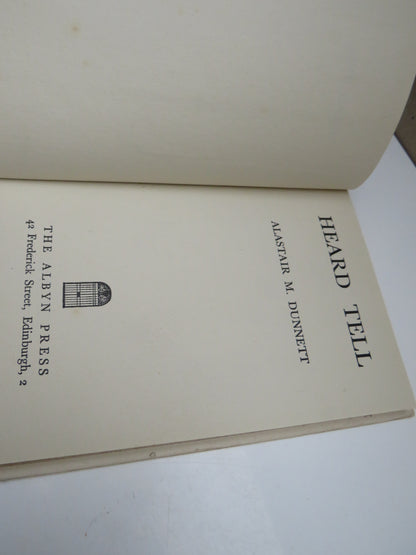 Heard Tell By Alastair M. Dunnett 1947 1st Edition book image 4