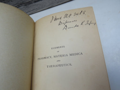 Elements of Pharmacy, Materia Medica, and Therapeutics by Sir William Whitla (Antique Medical Book,  book image 6