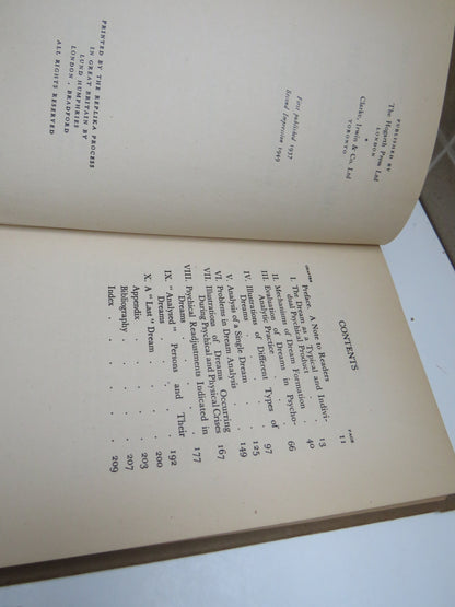 Dream Analysis A Practical Handbook For Psycho-Analysts By Ella Freeman Sharpe 1949 book image 6