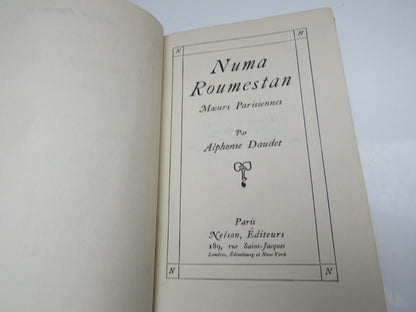 Numa Roumestan Moeurs Parisiennes Par Alphine Dauder 1897 book image 3