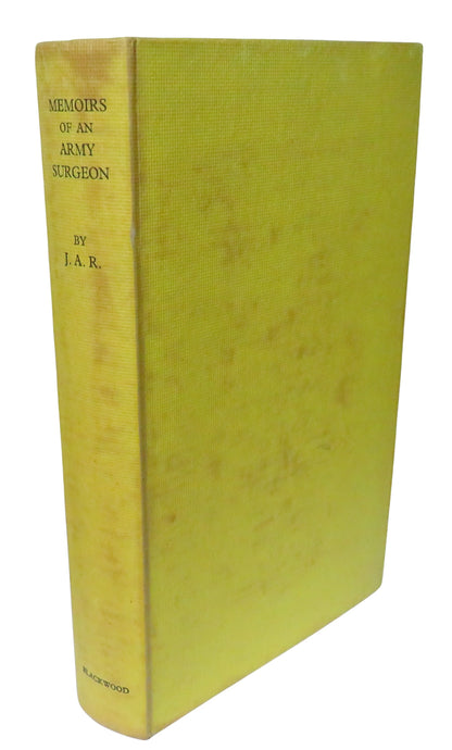 Memoirs of An Army Surgeon By J.A.R 1948 book front cover