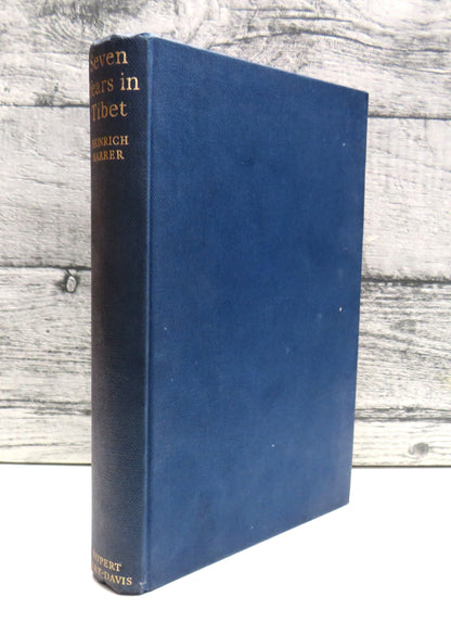 Seven Years In Tibet by Heinrich Harrer, introduction by Peter Fleming (First Edition Travel Book, 1 book front cover