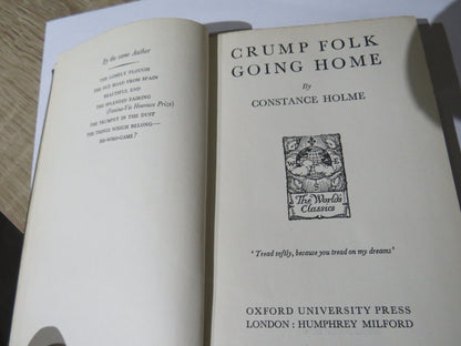 Crump Folk Going Home By Constance Holme book image 3