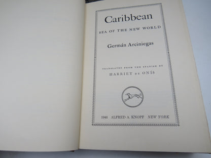 Caribbean, Sea of the New World by German Arciniegas, 1946 book image 5