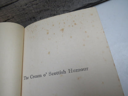 The Cream O' Scottish Humour by William J. McKenzie, 1933 book image 3