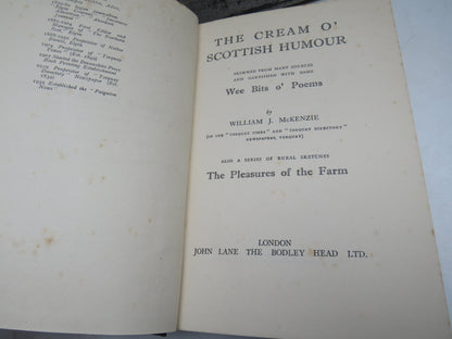 The Cream O' Scottish Humour by William J. McKenzie, 1933 book image 4