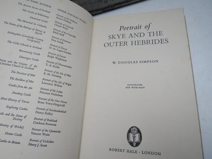 Portrait of Skye and the Outer Hebrides by W. Douglas Simpson, 1967 book image 3