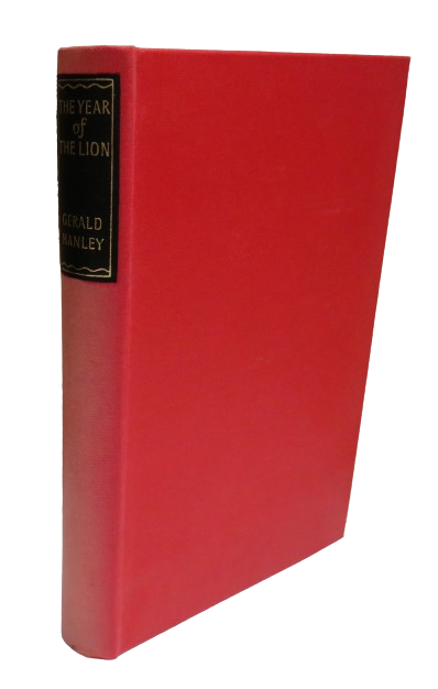 The Year of the Lion A Novel By Gerald Hanley 1955 book front cover