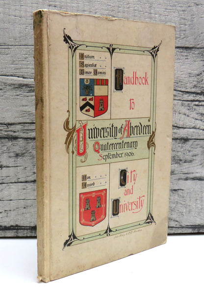 University of Aberdeen, Handbook to City and University, Quartercentenary Celebrations, September 19 book front cover