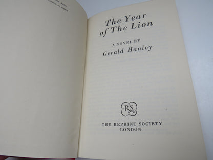 The Year of the Lion A Novel By Gerald Hanley 1955 book image 3