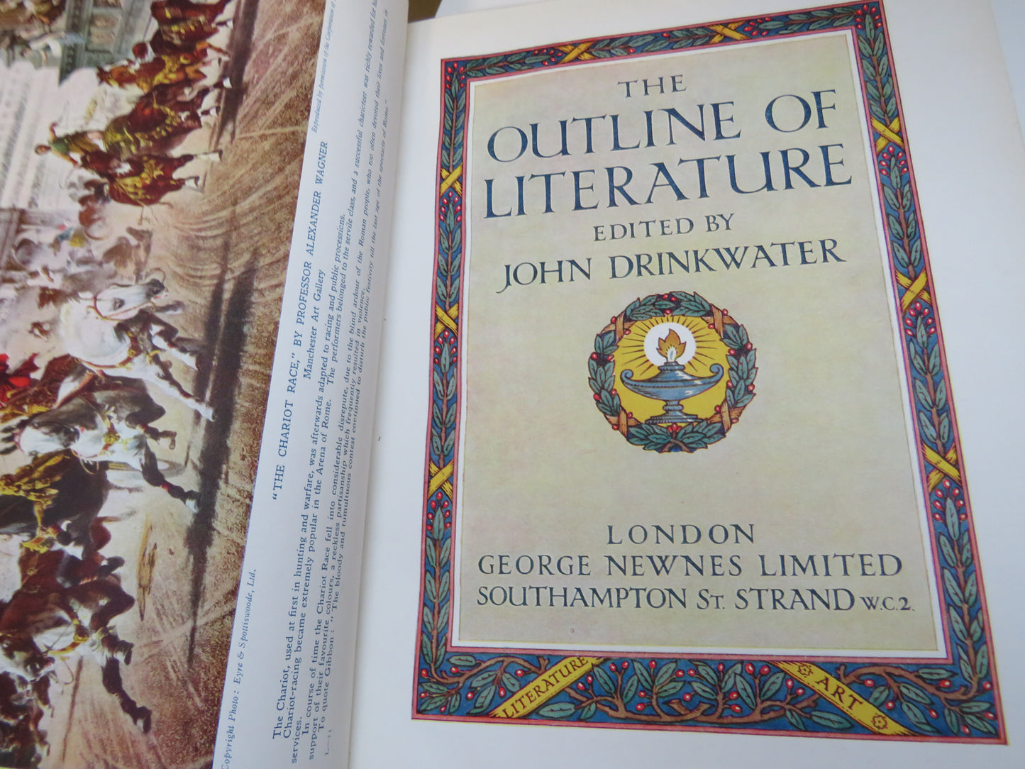 The Outline of Literature Edited By John Drinkwater Volume I & II