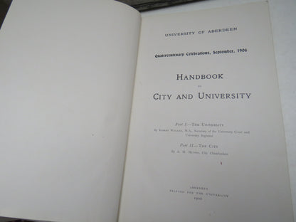 University of Aberdeen, Handbook to City and University, Quartercentenary Celebrations, September 19 book image 4