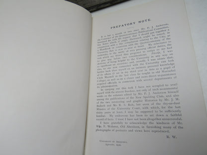 University of Aberdeen, Handbook to City and University, Quartercentenary Celebrations, September 19 book image 5
