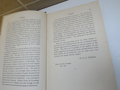 The Constitutional History of England A Course of Lectures Delivered By F.W. Maitland 1919 book image 3