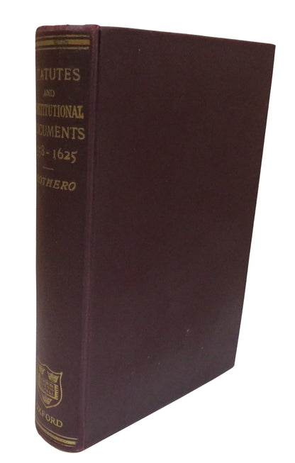 Select Statutes and Other Constitutional Documents Illustrative of the Reigns of Elizabeth and James book front cover