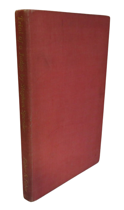 Trial of a Judge A Tragedy In Five Acts By Stephen Spender 1938 book front cover
