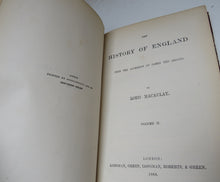 Load image into Gallery viewer, For Sale - The History of England From The Accession of James II By Lord Macaulay Volume II - 1864
